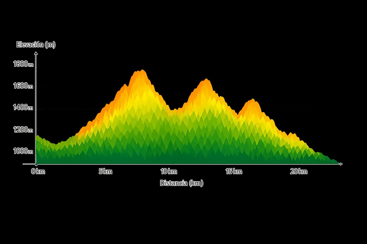 Altimetría Ciclismo MTB 20K